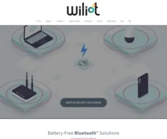 Wiliot.com(Battery-free Bluetooth Tags) Screenshot