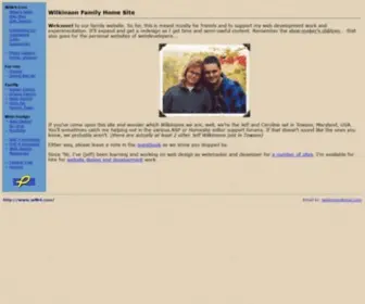 Wilk4.com(Wilkinson Family Home Site) Screenshot