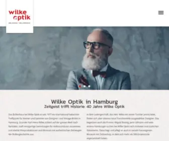 Wilke-Optik.de(BRILLENHAUS WILKE) Screenshot