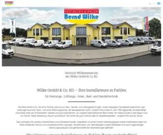 Wilke-SHK.de(Wilke GmbH & Co. KG) Screenshot