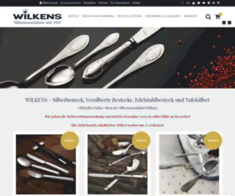 Wilkens-Silber.com(Silberbesteck) Screenshot