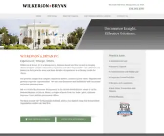 Wilkersonbryan.com(Montgomery Complex Commercial Lawyers) Screenshot