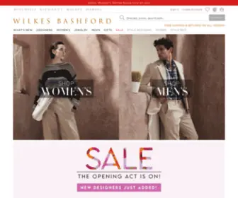 Wilkesbashford.com(Free Shipping) Screenshot