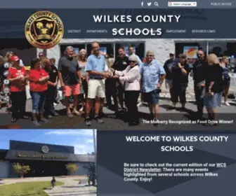 Wilkescountyschools.org(Wilkes County Schools serves students in PreK) Screenshot