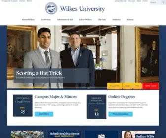 Wilkes.edu(Wilkes University) Screenshot