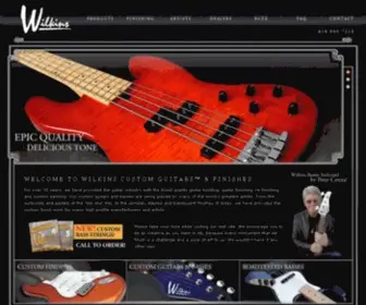 Wilkinsguitars.com(Wilkins Guitars) Screenshot