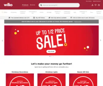 Wilko.com(Wilko Site) Screenshot