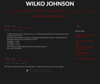 Wilkojohnson.com(The Wilko Johnson Band) Screenshot