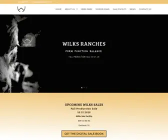 Wilksranches.com(Wilks Ranches) Screenshot