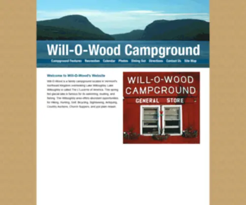Will-O-Woodcampground.com(Will-O-Wood Campground) Screenshot