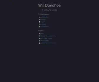 Will.io(Will Donohoe) Screenshot