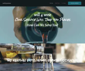 Will4Wine.com(Event Services) Screenshot