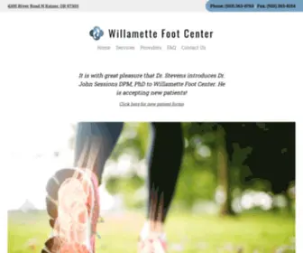 Willamettefootcenter.com(Willamette Foot Center) Screenshot