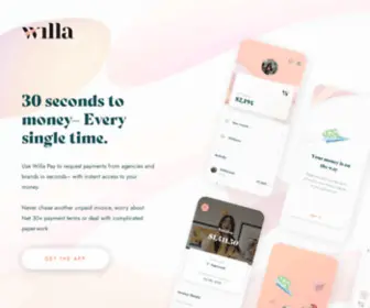 Willapay.com(Willa) Screenshot