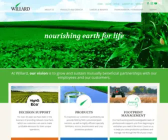 Willardag.com(Willard Agri) Screenshot