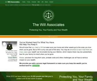 Willassociates.co.uk(Free Will and Living Trust Guide) Screenshot