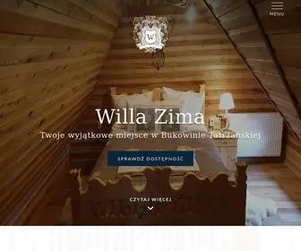 Willazima.pl(Pokoje i Apartamenty w Willa Zima w Bukowinie Tatrzańskiej. Willa Zima Bukowina Tatrzańska) Screenshot