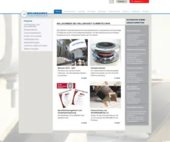 Willbrandt.de(Willbrandt Gummitechnik) Screenshot