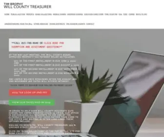 Willcountytreasurer.com(WILL COUNTY TREASURER) Screenshot