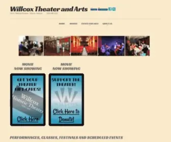 Willcoxtheater.com(Willcox Theater and Arts) Screenshot