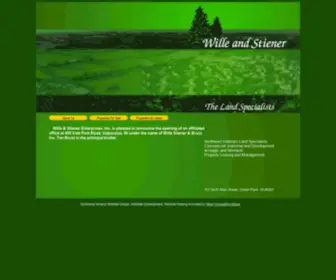 Willeandstiener.com(Wille and Stiener) Screenshot