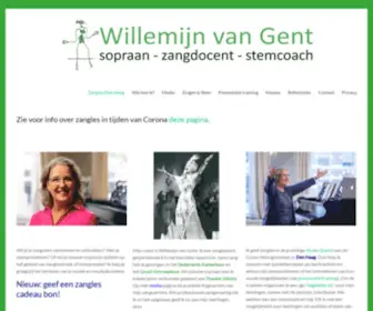 WillemijNvangent.com(Zangles Den Haag) Screenshot