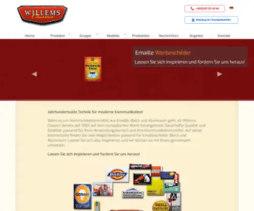 Willemsclassics.de(Willems Classics) Screenshot