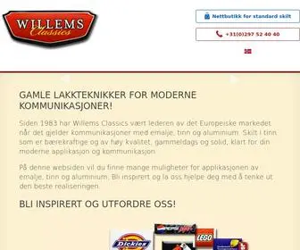 Willemsclassics.no(Willems Classics) Screenshot