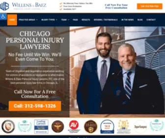 Willenslaw.com(Chicago Personal Injury Lawyer & Accident Attorney) Screenshot