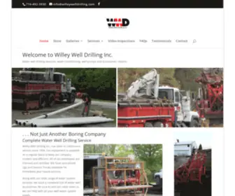 Willeywelldrilling.com(Willey Well Drilling) Screenshot