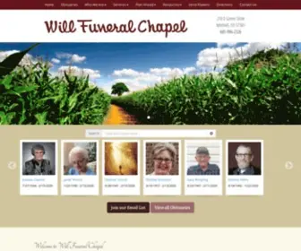 Willfuneralchapel.com(Will Funeral Chapel) Screenshot
