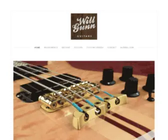 Willgunnguitars.com(Will Gunn Guitars) Screenshot