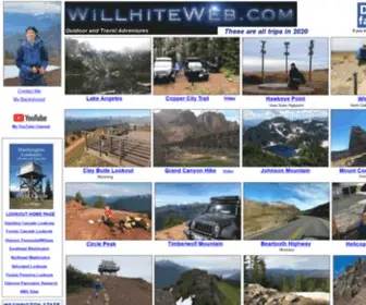 Willhiteweb.com(Hiking, Climbing & Travel) Screenshot