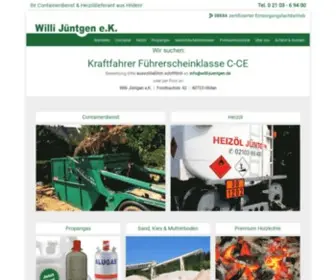 Willi-Juentgen.de(Willi Jüntgen) Screenshot