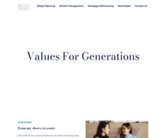 Williaestate.com(Values For Generations) Screenshot