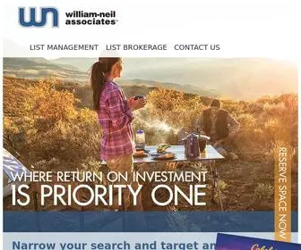 William-Neil.com(William-Neil List Brokerage, List Management and Blow) Screenshot