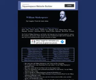William-Shakespeare.info(WILLIAM SHAKESPEARE) Screenshot