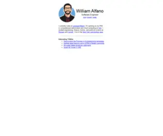 William.dev(William Alfano) Screenshot