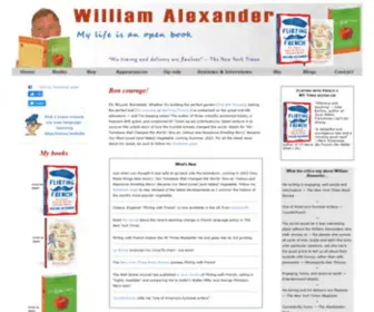 Williamalexander.com(Best-selling author William Alexander) Screenshot