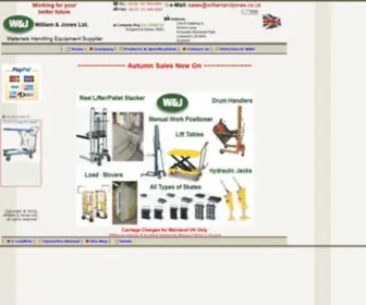 Williamandjones.co.uk(William & Jones Ltd) Screenshot