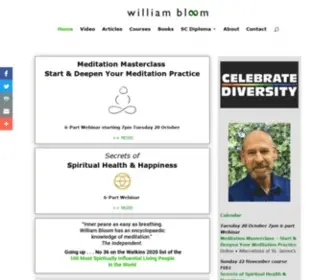 Williambloom.com(William bloom) Screenshot