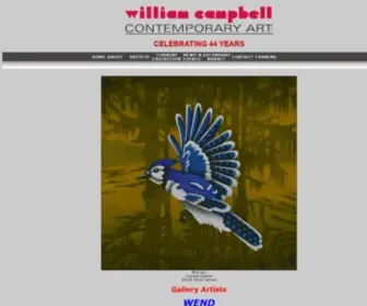 Williamcampbellcontemporaryart.com(Fort Worth TX Art Gallery Offering Contemporary Art Paintings) Screenshot