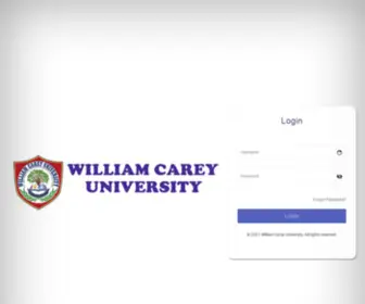 Williamcareyuniversity.edu.in(William Carey University) Screenshot