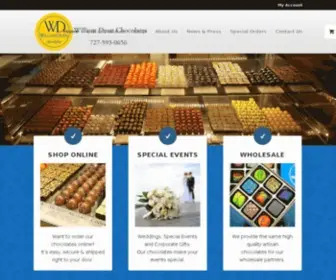 Williamdeanchocolates.com(Handmade Artisan Chocolates) Screenshot