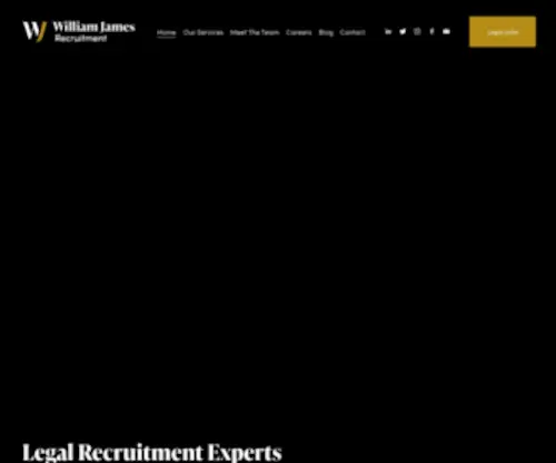 Williamjamesrecruitment.com(William James Recruitment) Screenshot