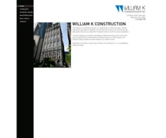 Williamkgroup.com(William K Construction Group) Screenshot