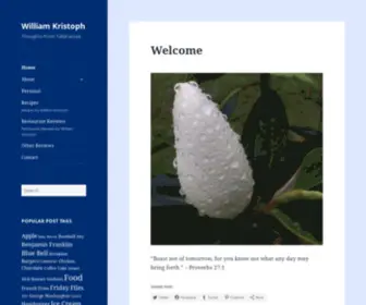 Williamkristoph.com(William Kristoph dot com) Screenshot