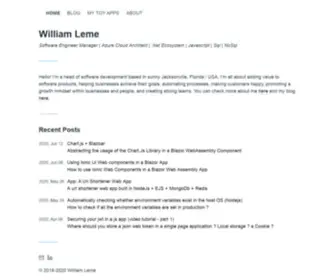 Williamleme.com(William Leme) Screenshot