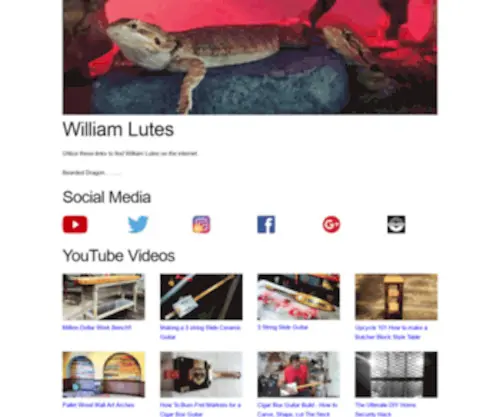 Williamlutes.com(William Lutes) Screenshot