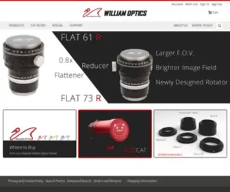 Williamoptics.com(William Optics) Screenshot